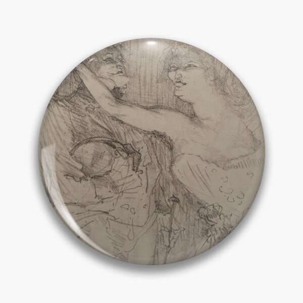 Item preview, Guy and Mealy in Paris Qui Marche by Henri de Toulouse-Lautrec | Vintage Cabaret Art Print designed and sold by artofuniverse.