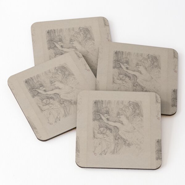 Item preview, Guy and Mealy in Paris Qui Marche by Henri de Toulouse-Lautrec | Vintage Cabaret Art Print designed and sold by artofuniverse.