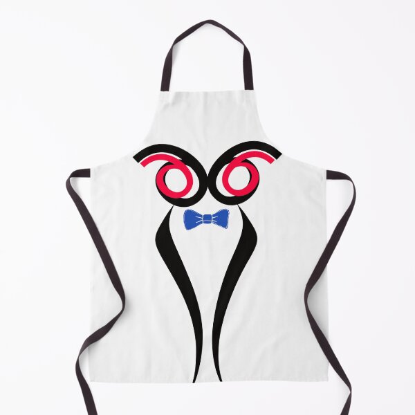 Item preview, Neon Owl Eyes with Blue Bow Tie Minimalist Dark Aesthetic Design designed and sold by ArhaanFashions.