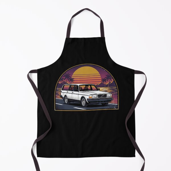 Item preview, 240 Sedan White Retro Sunset Old School Art designed and sold by Off-Road-Zone.