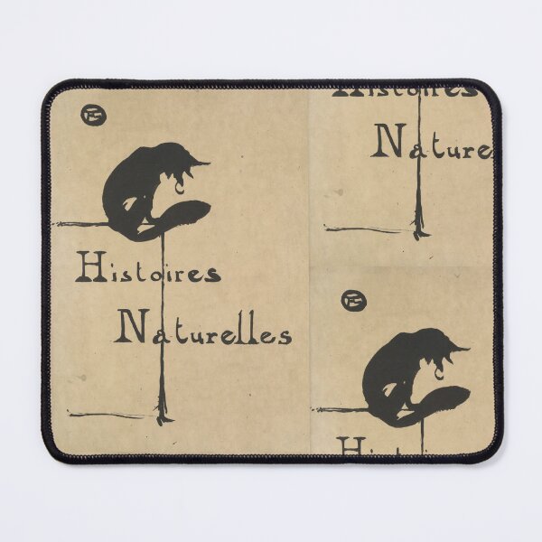Item preview, Histoires Naturelles Titlepage by Henri de Toulouse-Lautrec | Minimalist Art Nouveau Poster Print designed and sold by artofuniverse.