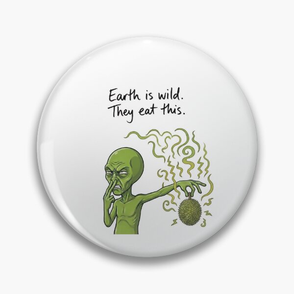 Item preview, Alien Durian Challenge - Earth is Wild designed and sold by HornbillDesign.