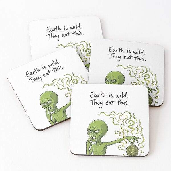 Item preview, Alien Durian Challenge - Earth is Wild designed and sold by HornbillDesign.