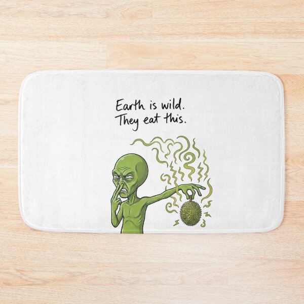 Item preview, Alien Durian Challenge - Earth is Wild designed and sold by HornbillDesign.