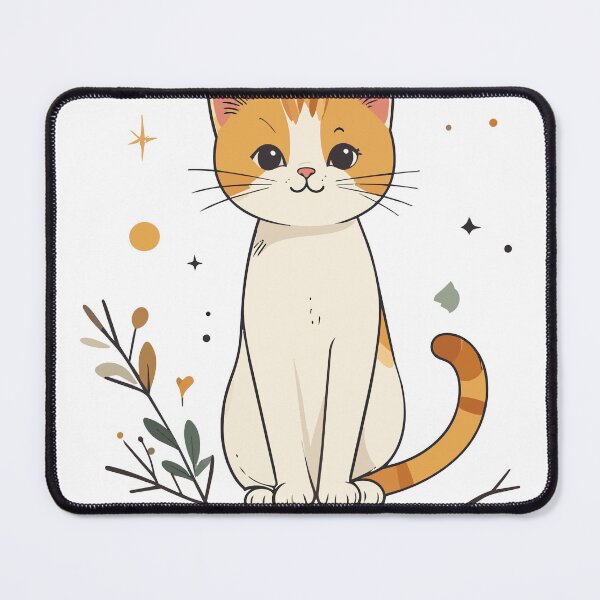 Item preview, Minimalist Ginger Tabby Cat on Branch Celestial Wall Art designed and sold by BestChoiceService.