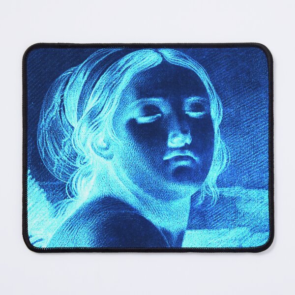 Item preview, Blue print, portrait of a woman designed and sold by madebyAnnie0.