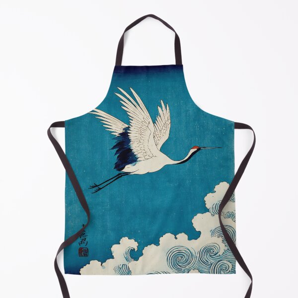 Item preview, Ukiyo e Crane - Minimalist Japanese Zen Wall Art  designed and sold by KJNihonDesigner.