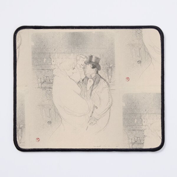 Item preview, Ida Heath at the Bar by Henri de Toulouse-Lautrec | Parisian Café Poster Print designed and sold by artofuniverse.