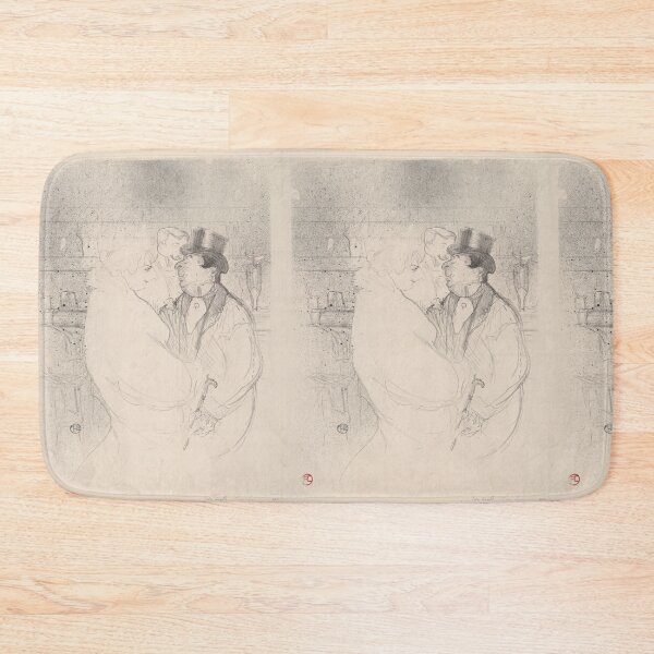 Item preview, Ida Heath at the Bar by Henri de Toulouse-Lautrec | Parisian Café Poster Print designed and sold by artofuniverse.