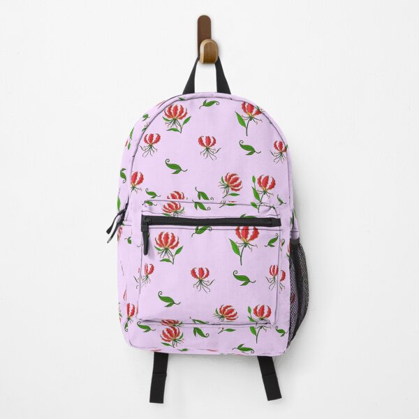 Item preview, Flame Lily Botanical Pattern - Gloriosa Superba  designed and sold by Surya Design Studio.