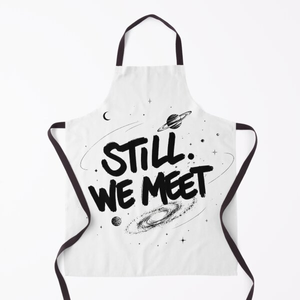 Item preview, Still We Meet Cosmic Space Galaxy Aesthetic Stars Saturn Art designed and sold by CosmoMerchStore.
