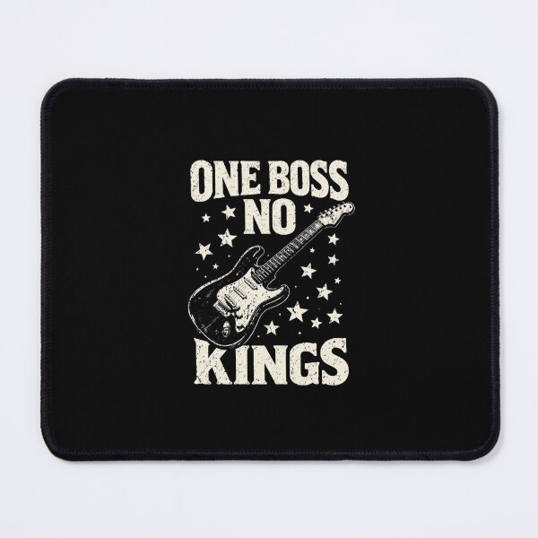 Item preview, One Boss No Kings, Patriotic Guitar Graphic designed and sold by MBSdesingArt.