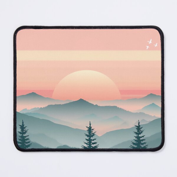 Item preview, Forest Sunset on Mountain designed and sold by felix.illustrates.