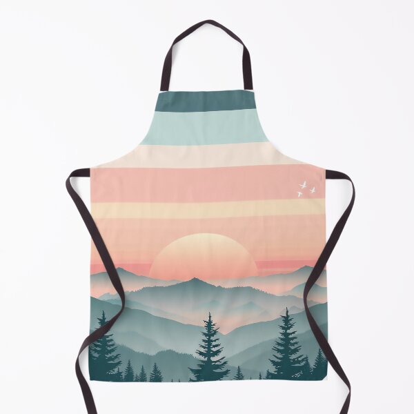 Item preview, Forest Sunset on Mountain designed and sold by felix.illustrates.