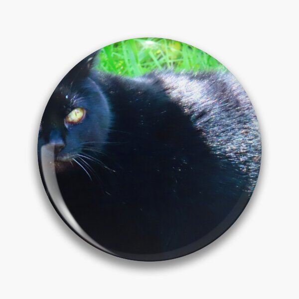Item preview, Beautiful black cat searching the garden designed and sold by Ribster13.