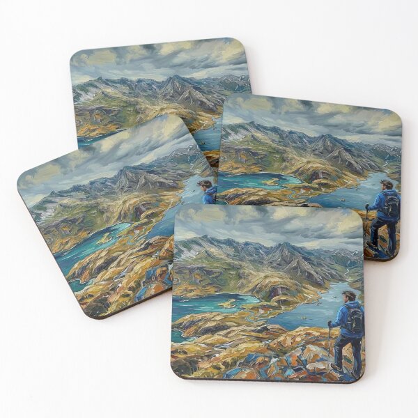 Item preview, Digital Artwork Print of Isle of Skye Panorama, Scotland designed and sold by davidelder.