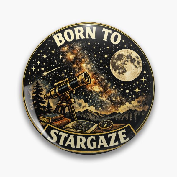 Item preview, Born To Stargaze – Vintage Space Aesthetic designed and sold by DeepSkyPrints.