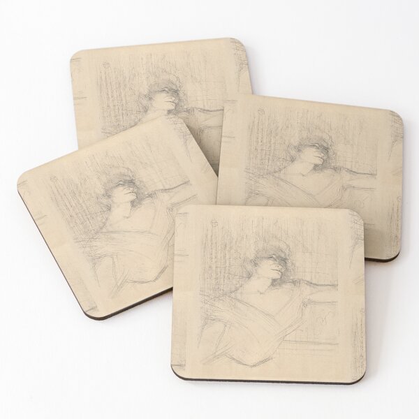 Item preview, II Dans La Glu by Henri de Toulouse-Lautrec | Post Impressionist Sketch Poster Print designed and sold by artofuniverse.
