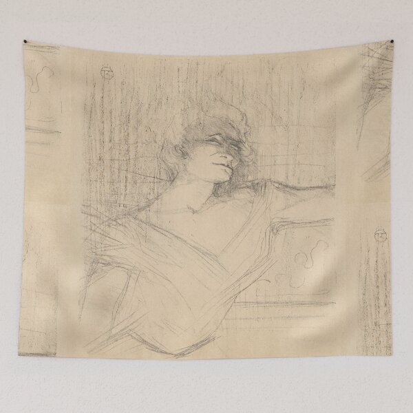 Aperçu de l'œuvre II Dans La Glu de Henri de Toulouse-Lautrec | Impression d’affiche de croquis post-impressionniste créée et vendue par artofuniverse.
