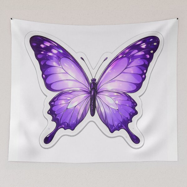 Aperçu de l'œuvre Papillon violet créée et vendue par friendly-pic.