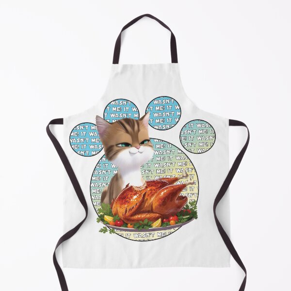 Item preview, It Wasn't Me! - Chio Cat Paw Print Turkey Thief designed and sold by CCWorkfloor.