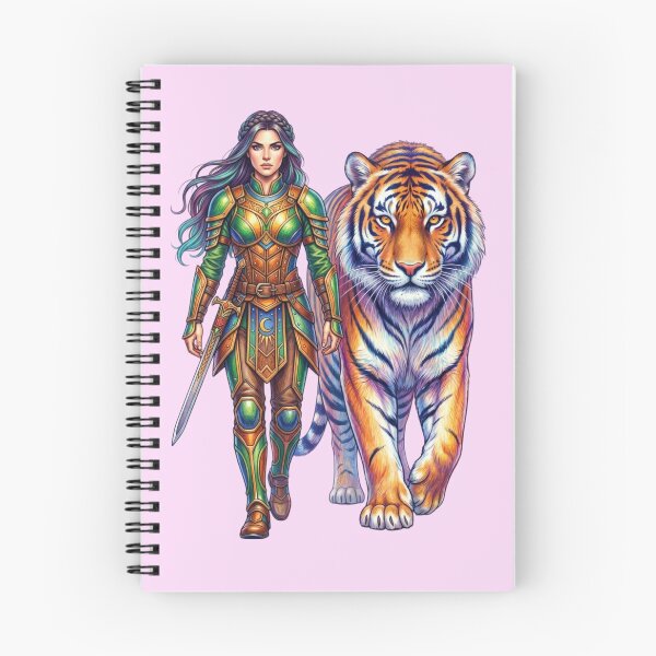 Item preview, The female warrior and the tiger designed and sold by PP&RAINBOW SHOP.