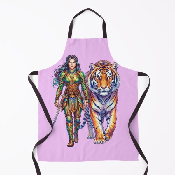 Item preview, The female warrior and the tiger designed and sold by PP&RAINBOW SHOP.