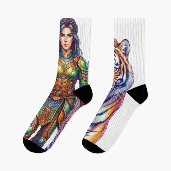 Item preview, The female warrior and the tiger designed and sold by PP&RAINBOW SHOP.