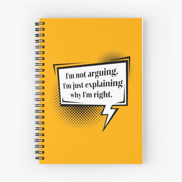 Item preview, Funny Sarcastic Quote Speech Bubble | I'm Not Arguing designed and sold by P-Design-Lab.