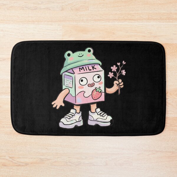 Item preview, Sneaker-Wearing Strawberry Dairy Carton designed and sold by Emegan Print Art.