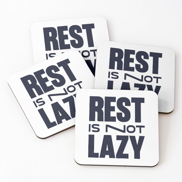 Item preview, Rest Is Not Lazy Self Care Motivational Typography T-Shirt designed and sold by aspireelevate.