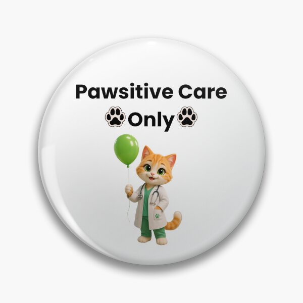 Item preview, Pawsitive Care Only - Cute 3D Orange Doctor Cat designed and sold by PeplumiArt.