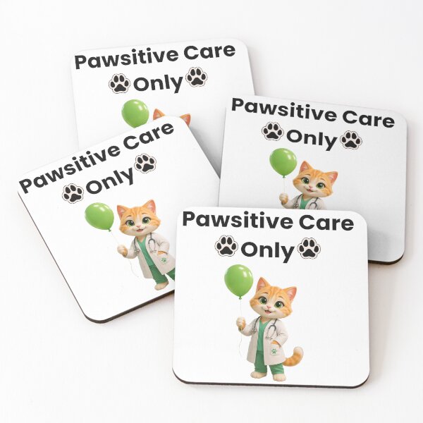 Item preview, Pawsitive Care Only - Cute 3D Orange Doctor Cat designed and sold by PeplumiArt.