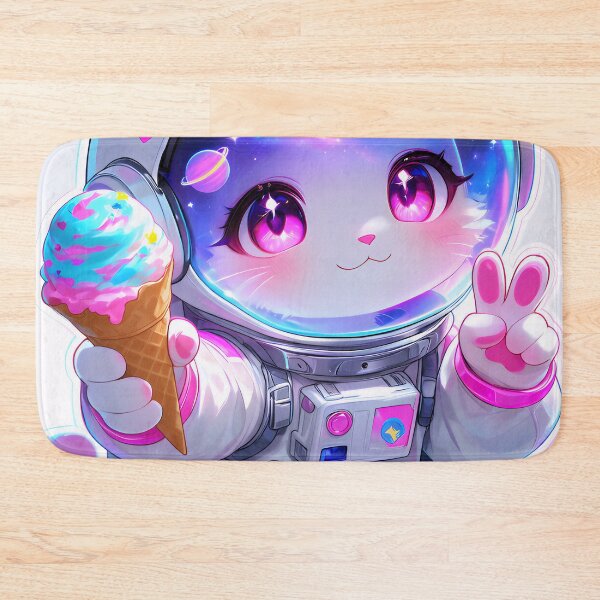 Item preview, Space cat astronaut designed and sold by friendly-pic.