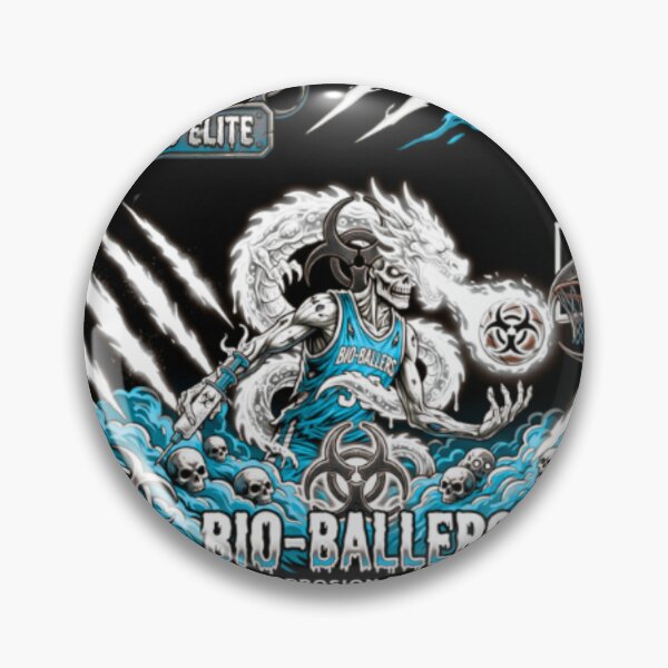 Item preview, TOCOCLAWS Cyborg Dunkforce - Undead Elite Basketball Art designed and sold by TOCOCLAWS.
