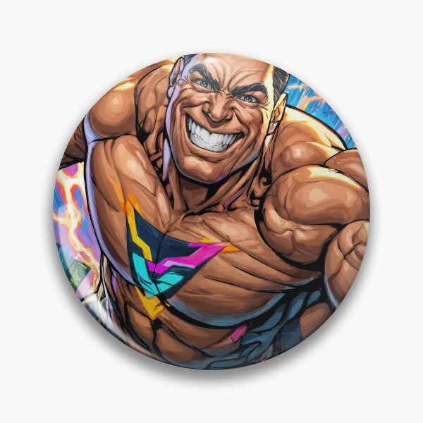 Item preview, Sticker - Decal - Neon Hero Charging Forward #22 designed and sold by ForeverPrintsOK.