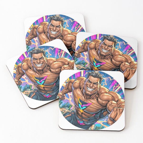 Item preview, Sticker - Decal - Neon Hero Charging Forward #22 designed and sold by ForeverPrintsOK.