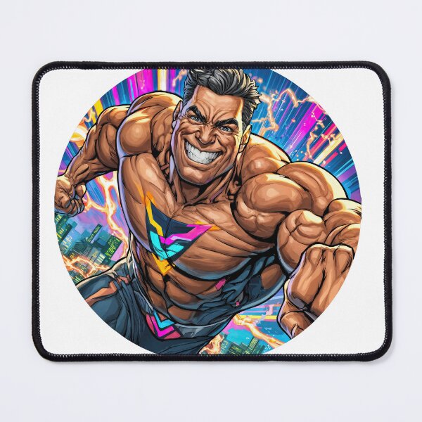 Item preview, Sticker - Decal - Neon Hero Charging Forward #22 designed and sold by ForeverPrintsOK.