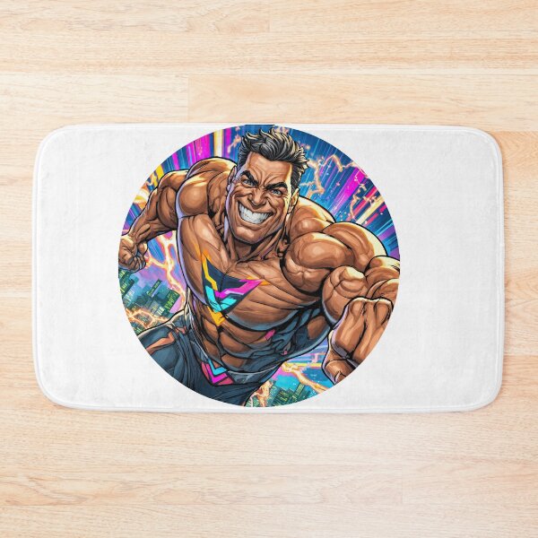 Item preview, Sticker - Decal - Neon Hero Charging Forward #22 designed and sold by ForeverPrintsOK.