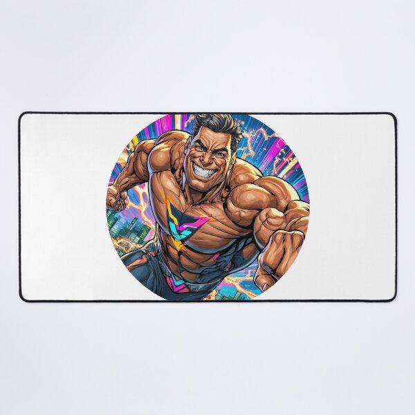 Item preview, Sticker - Decal - Neon Hero Charging Forward #22 designed and sold by ForeverPrintsOK.