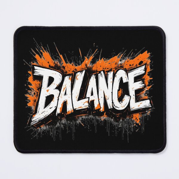 Item preview, BALANCE: Orange and Black Splatter Art designed and sold by Radhestore.