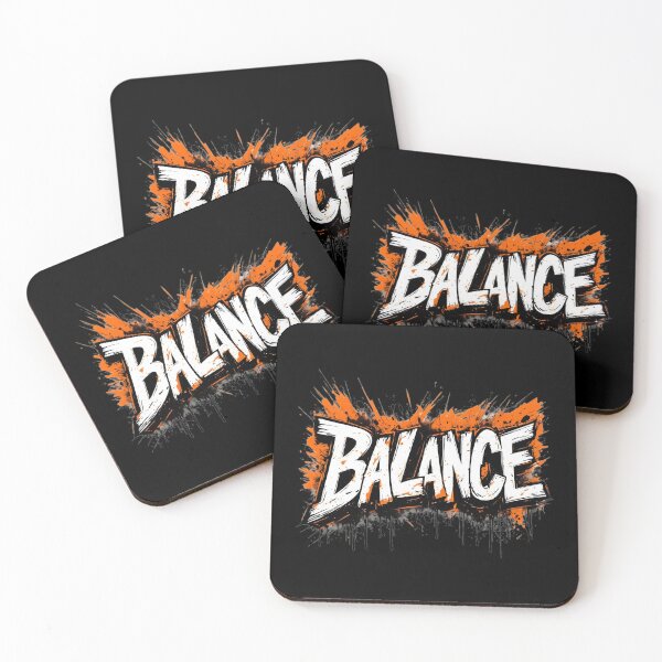 Item preview, BALANCE: Orange and Black Splatter Art designed and sold by Radhestore.