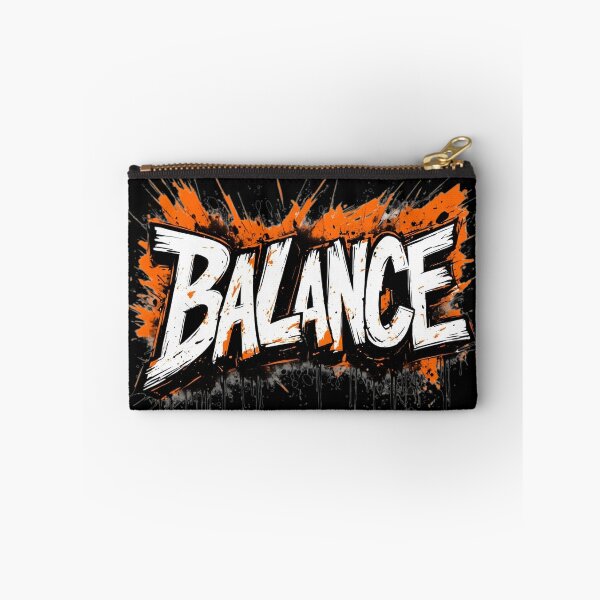 Item preview, BALANCE: Orange and Black Splatter Art designed and sold by Radhestore.