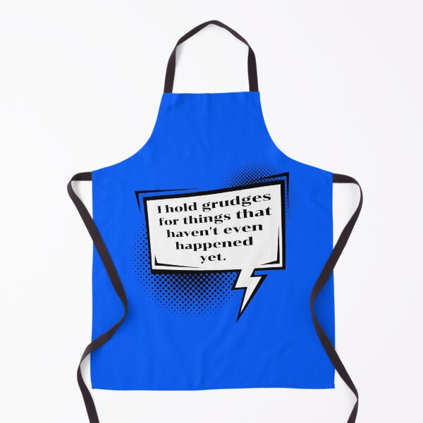 Item preview, Funny Overthinker Quote | Holding Grudges Sarcastic Speech Bubble designed and sold by P-Design-Lab.