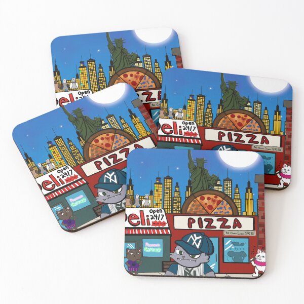 Item preview, New York Kitty - It’s a Cat’s World designed and sold by The Bearded Cat Studio.