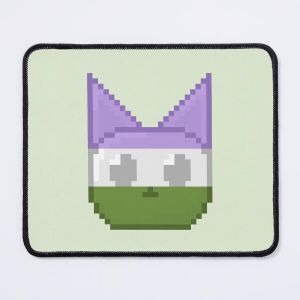 Item preview, Genderqueer Pixel Pride Cat designed and sold by Lilac-Cat.