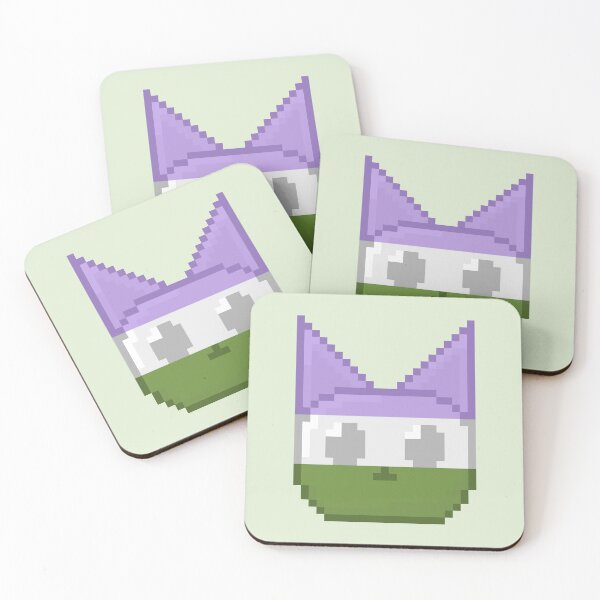 Item preview, Genderqueer Pixel Pride Cat designed and sold by Lilac-Cat.