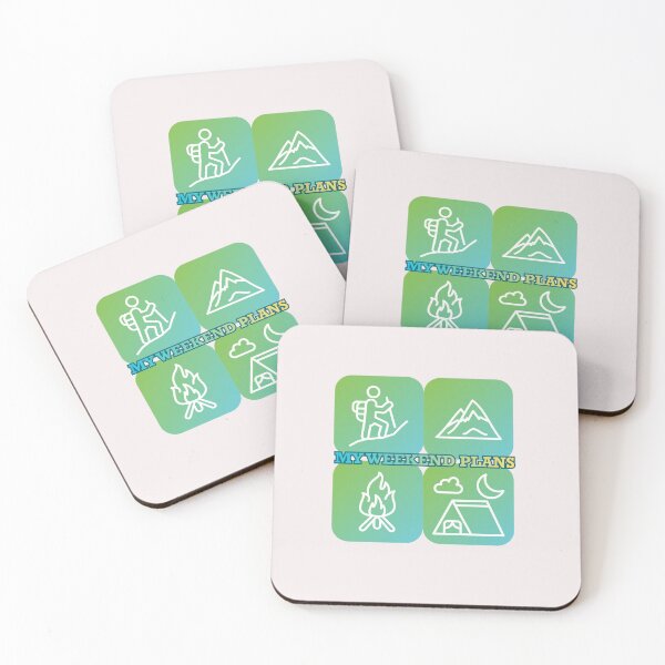 Item preview, My Weekend Plans for Hiking and Camping T-Shirt designed and sold by MerchlyMike.