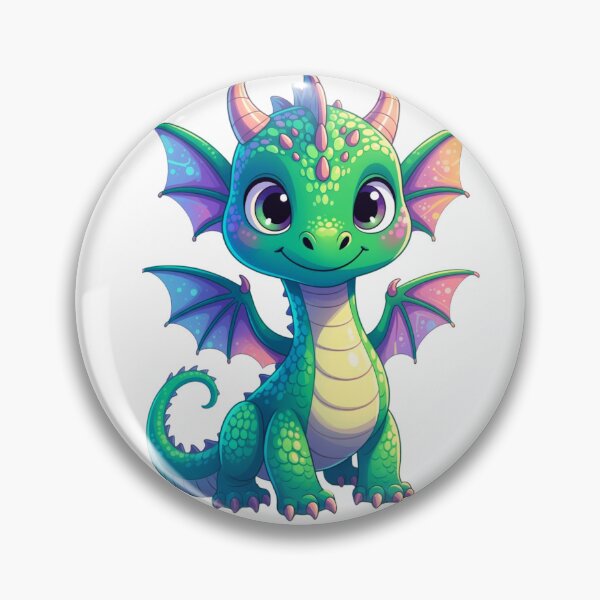 Item preview, Cute Winterwatcher Dragon Sticker – Green Wings of Fire Fanart designed and sold by ExploreAura Studio.