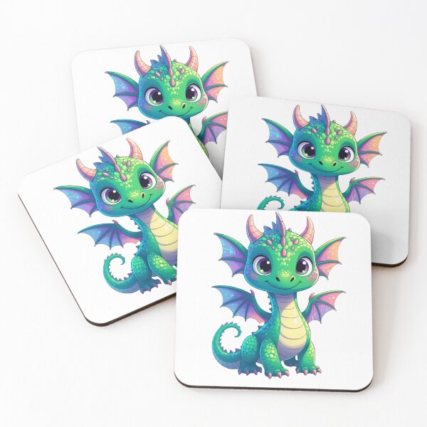 Item preview, Cute Winterwatcher Dragon Sticker – Green Wings of Fire Fanart designed and sold by ExploreAura Studio.